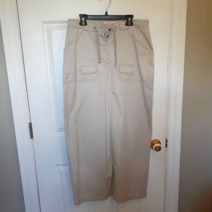 Ladies Cotton Maxi Skirt...size 11 by EW Chino